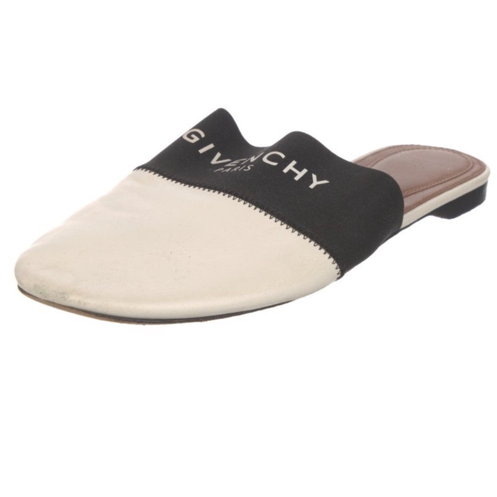 Givenchy Leather Colorblock-Pattern Mules - image 4